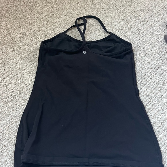 Power y tank, lululemon black size 8 - Picture 3 of 3